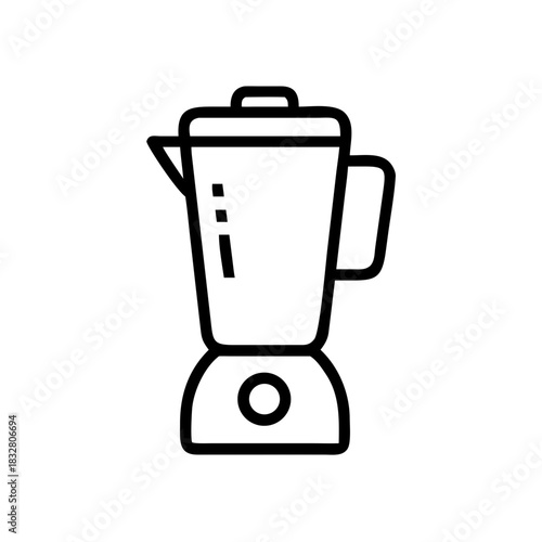 Kitchen blender icon transparent background 