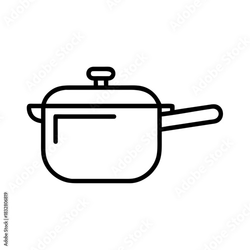 Kitchen saucepan icon transparent background 