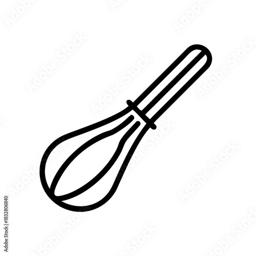 Kitchen whisk icon transparent background 