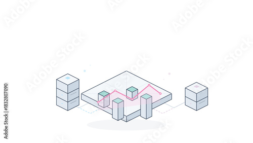 Isometric Graph Visualization for Business Analytics and Reporting
