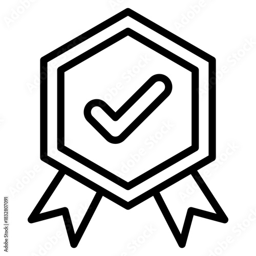Verified Badge  Icon Element For Design