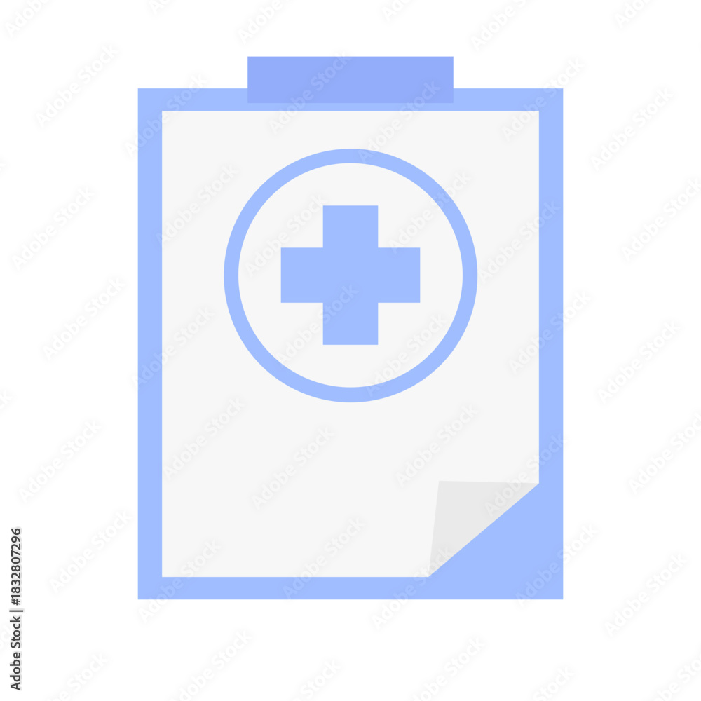 Fototapeta premium Medical Policy Icon