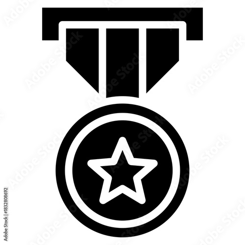 Badge Star  Icon Element For Design