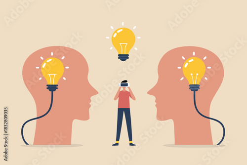 Virtual reality collaboration connecting ideas and minds for innovation and problem solving