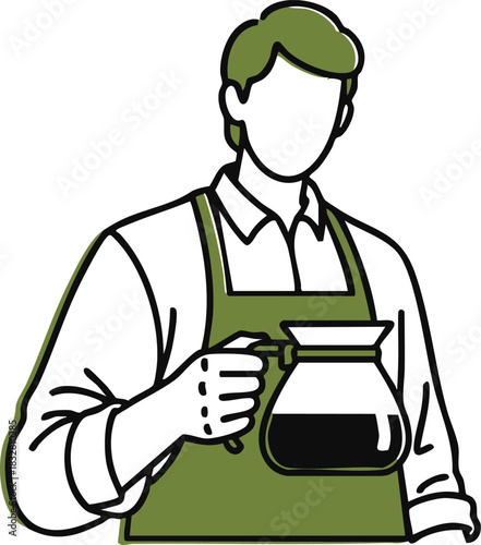 Enjoy a perfect cup of coffee with a skilled barista who delivers a smooth and satisfying taste, bringing a fresh and aromatic experience to brighten your day