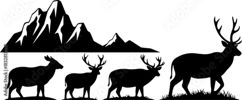 Wildlife Silhouette Animal Pack