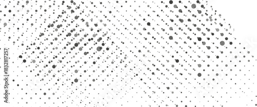Halftone dots pattern background. Monochrome dot textures. Abstract black and white dots. Line dots. simple poster, flayer