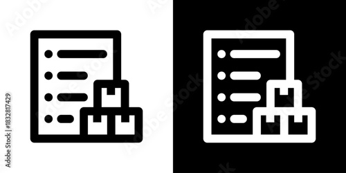 Order Icon Vector Illustration. Fresh Line Design Built For Creative Flexibility In Light And Dark Versions. 