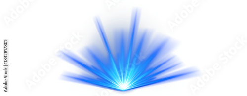 Symphony of Blue Stage Spotlights in Dynamic Cross-Beam Formation" suitable in pubs and bars