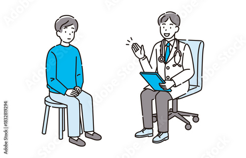 医師と患者の診察シーン