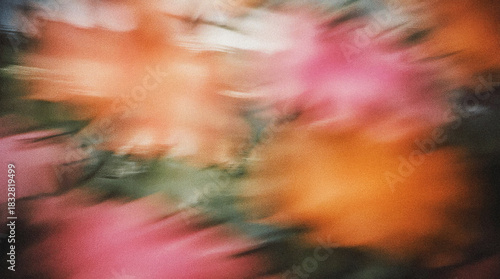 Abstract floral background with vibrant colors creating a blurred effect, showcasing the beauty of nature and evoking a sense of tranquility and peace