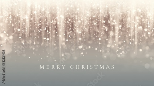Wallpaper Mural Elegant Christmas background with sparkling lights and festive holiday greetings Torontodigital.ca