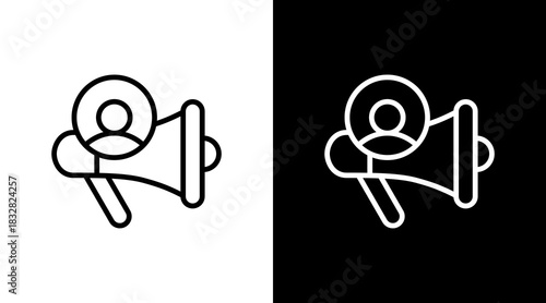 Job Ad  White Icon Set Design