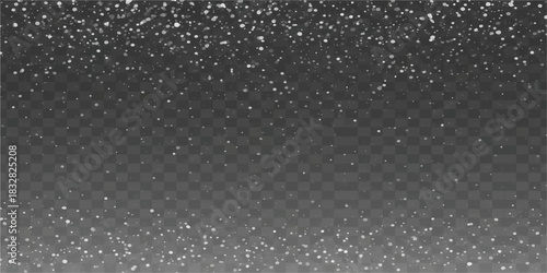 Blue winter night pattern of falling snow, water drops on the window, and light texture for a Christmas holiday wallpaper