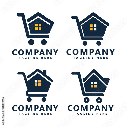 Good home logo template design vector emblem design concept creative symbol icon