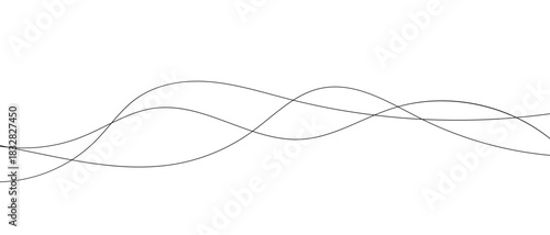 Thin line wavy abstract vector background. Curve wave pattern. Christmas border frame. Merry Christmas Candy Vector line art striped graphic template. New Year picture. Banner christmas Xmas card jpg 