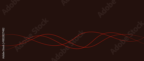 Thin line wavy abstract vector background. Curve wave pattern. Christmas border frame. Merry Christmas Candy Vector line art striped graphic template. New Year picture. Banner christmas Xmas card jpg 