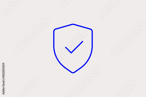 Free Download protection illustration in line style design. Vector illustration. - GFXLoad