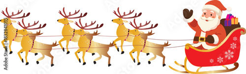 Santa merry christmas