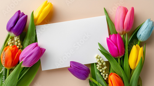 Top View March 8 Mockup wit...
