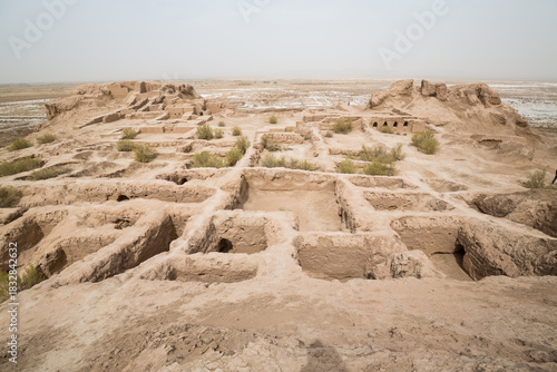 Ruins of ancient Toprak-Kala fortress