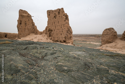 Ruins of ancient Dzhanpik-kala fortress