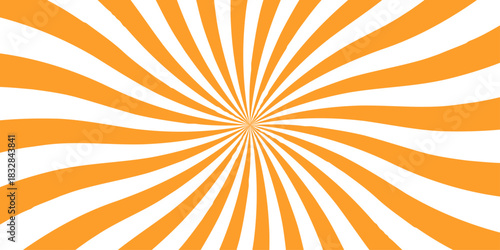 Abstract red and white retro with sunburst pattern colorful design. Vintage sunrays illustration swirl line. sun beam vector banner design and comic burst gradient concept pattern.	