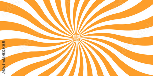 Abstract red and white retro with sunburst pattern colorful design. Vintage sunrays illustration swirl line. sun beam vector banner design and comic burst gradient concept pattern.	