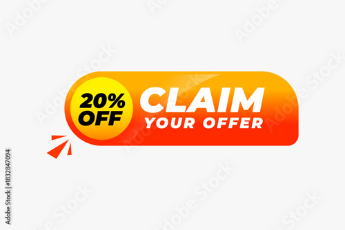 instant 20 percent off claim your reward offer