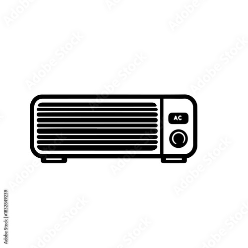 Air Conditioner and Heater Appliance Vector