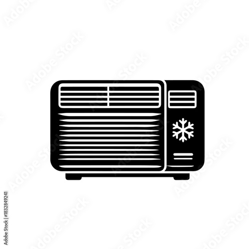 Air Conditioner and Heater Vector Illustration