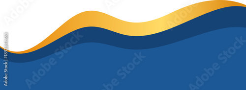 Luxury Wave Footer Element