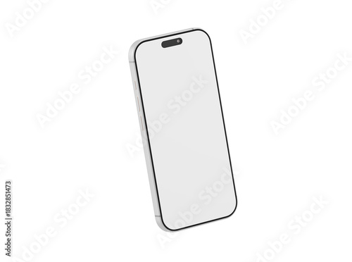Elegant smartphone mockup w...