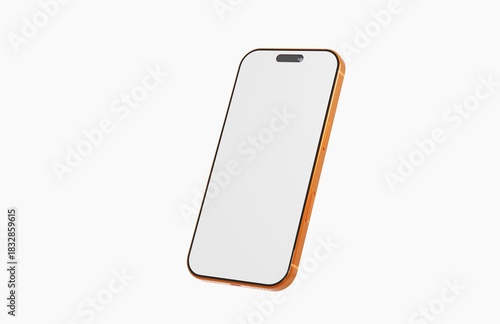 Stylish mockup of a gold sm...