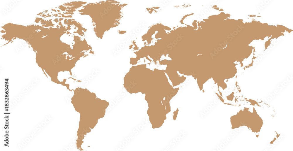 Obraz premium Modern Abstract Earth Map for Infographics 