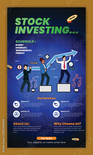 Diverse business people celebrating stock market growth and financial success