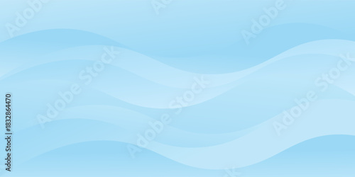 Abstract white wavy glowing lines on a blue background. Futuristic digital high-technology pattern abstrac