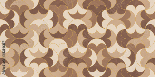 Fototapeta Naklejka Na Ścianę i Meble -  Geometric Natural Texture Decor