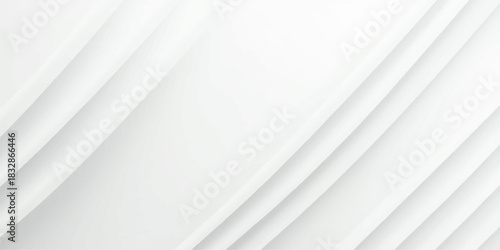 Abstract white fabric texture background with a blank card design and subtle gray pattern