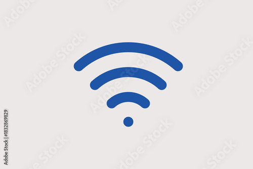wifi illustration in line style design. Vector illustration.