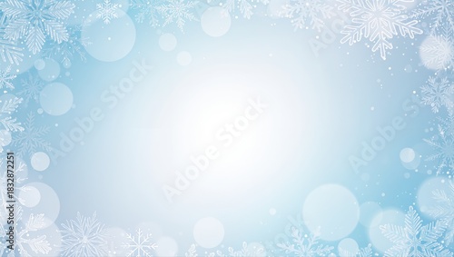 Soft snowfall creates a magical winter wonderland vibe