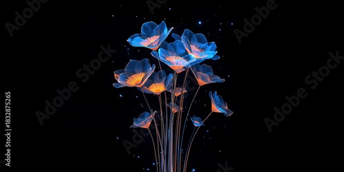 abstract blue background