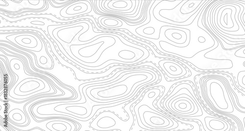 Topography background. Vector banner. Topography map background. Vector geographic contour map. Background of the topographic map. Topographic map lines, contour background. 