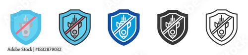 nonproliferation icon set multi style various collection