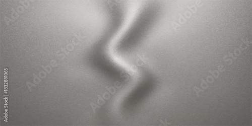 Black and white patterned textile surface with brushed metal texture backdrop material