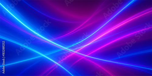 Abstract purple and blue flowing wave design with glowing lines for a smooth wallpaper backdrop