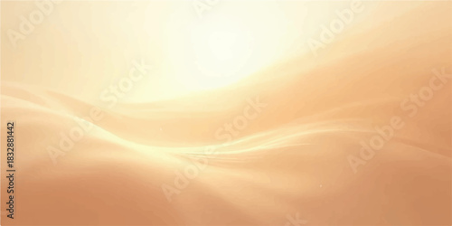 Abstract background featuring soft golden and yellow waves with a subtle orange texture and smooth gradient lines