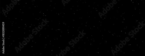 Minimalistic black dotted grainy, starry night gritty texture vector background