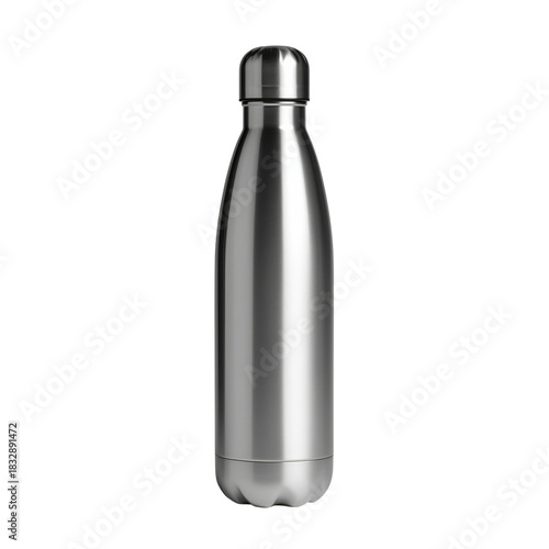 Sleek Stainless Steel Water Bottle Perfect for Hydration on the Go