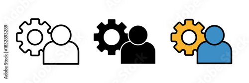 Co-founder icon simple outline of two people standing or shaking hands, representing partnership, collaboration, or business co-founders in a clean minimal style.